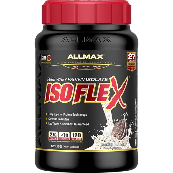 ISOFLEX 100% WHEY PROTEIN - COOKIES AND CREAM 2LB