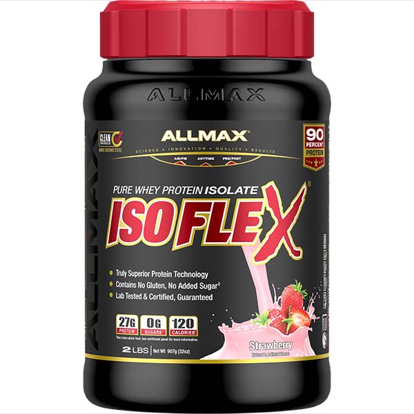 ISOFLEX 100% WHEY PROTEIN - STRAWBERRY 2LB