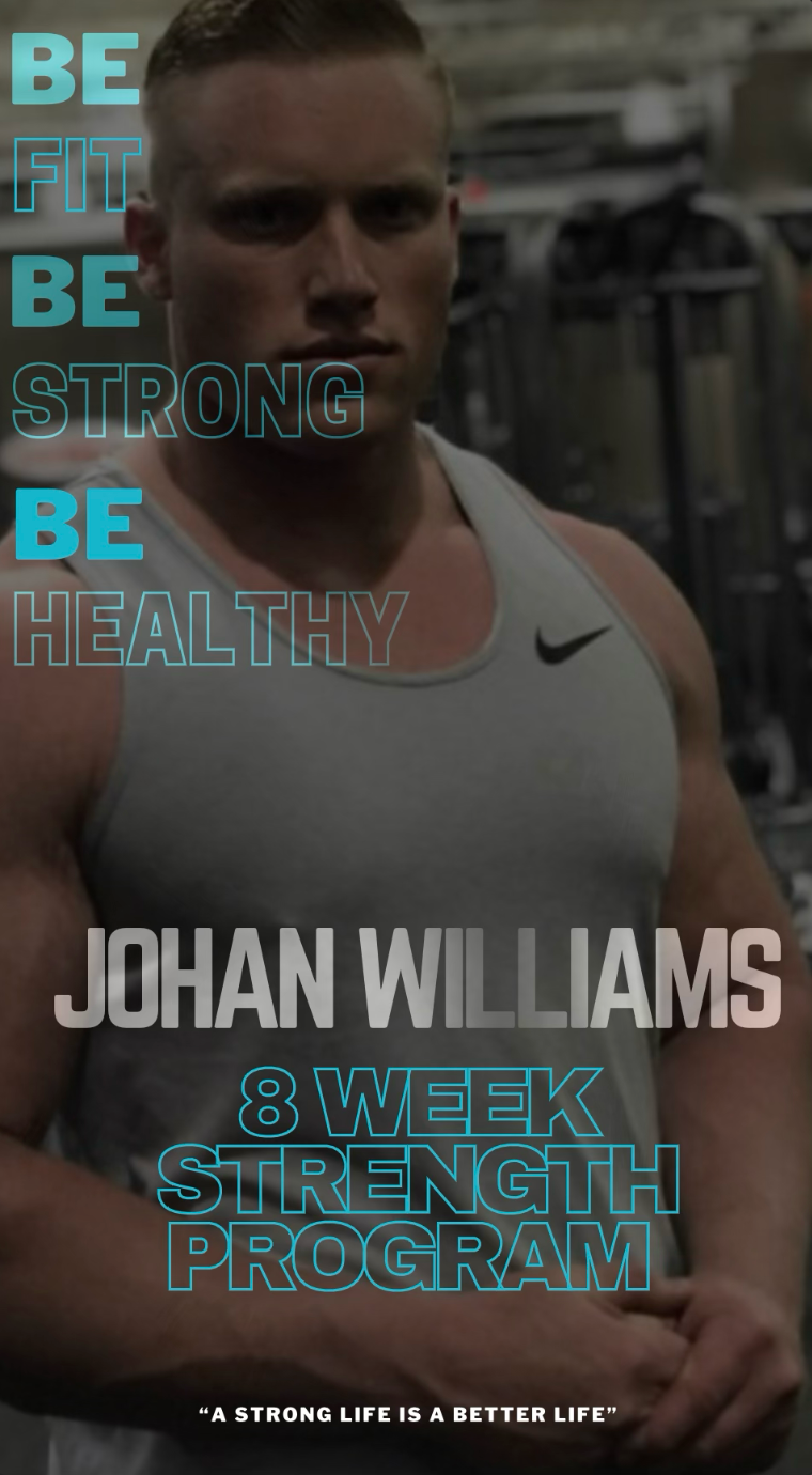 8 WEEK STRENGTH PROGRAM - INCREASE SQUAT, BENCH, DEADLIFT