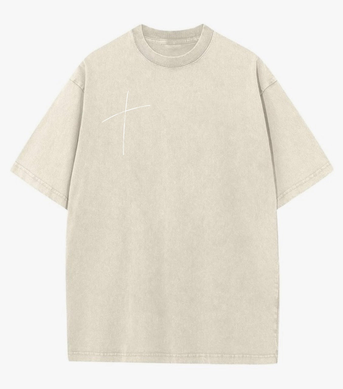 Cross Shirt - Cream
